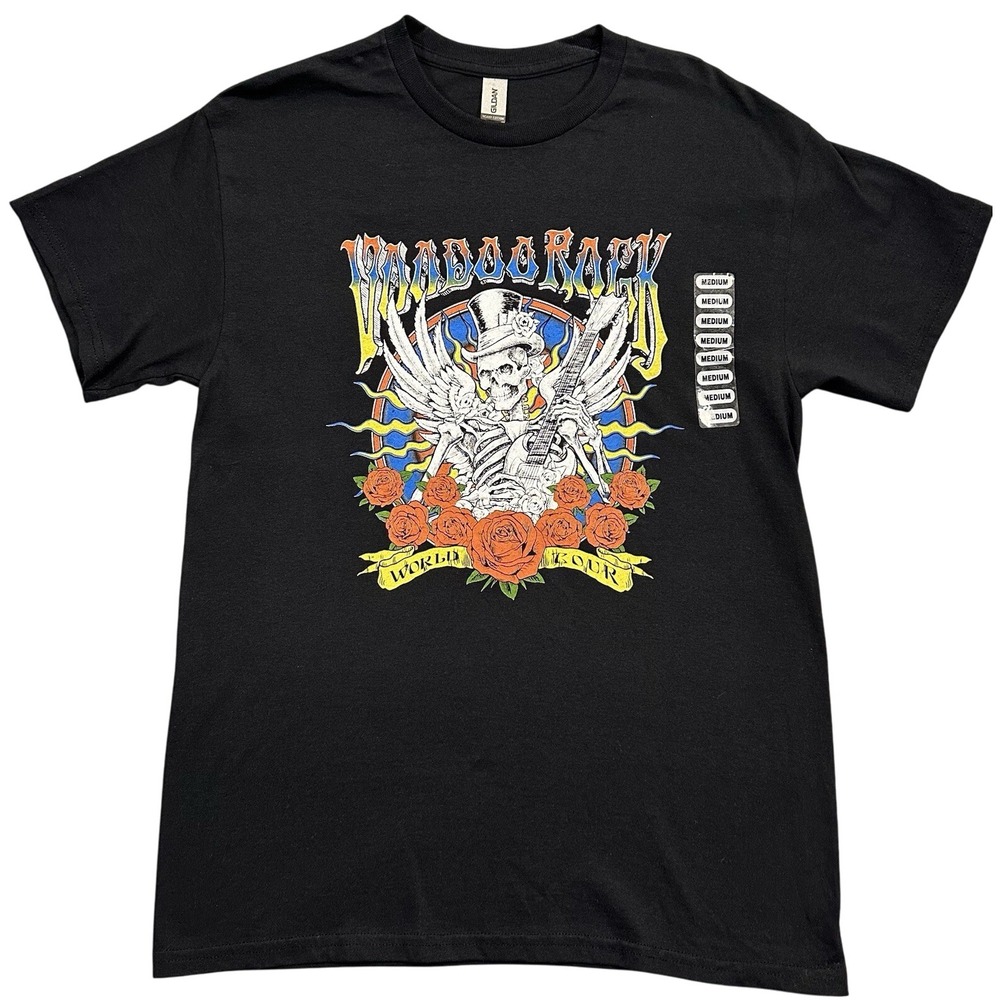 Voodoo Rock World Tour‎ Unisex T Shirt-Medium-Black-Great For Halloween!!